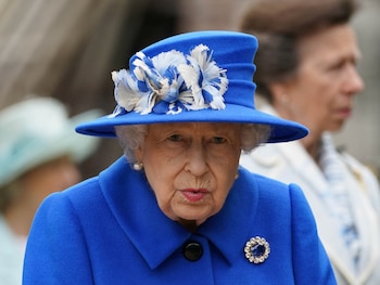 La reina Isabel II en