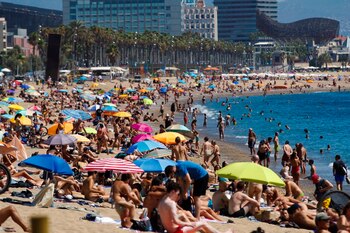 La playa de San Sebastián,