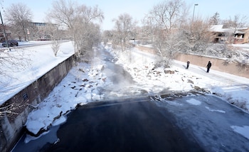 Las temperaturas cayeron rápido el
