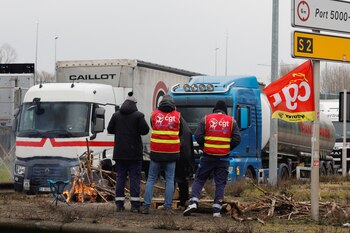Trabajadores de la energía franceses