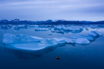El hielo en Groenlandia alcanzó