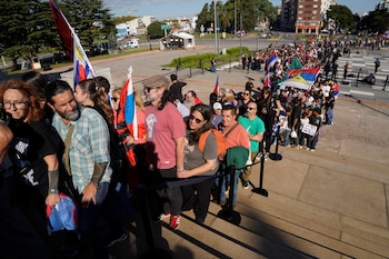 Una multitud despdide a Mujica