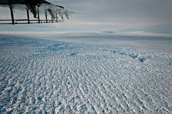 Vista del glaciar Pine Island,