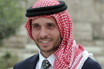 El príncipe Hamza en una