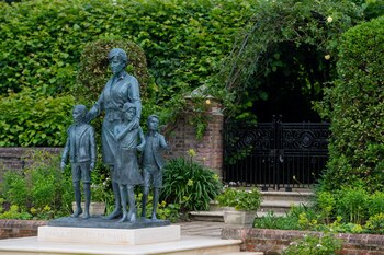 Una estatua de la princesa
