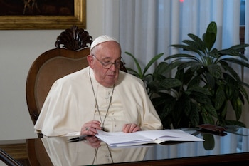 El papa Francisco, durante una