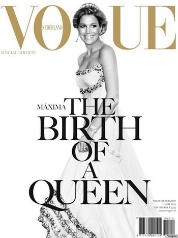 Máxima en la portada de