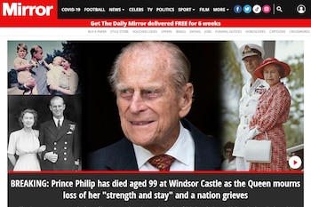 The Daily Mirror fue lineal